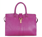 Yves Saint Laurent Cabas Chyc Bag Large 8222 Purple 8222