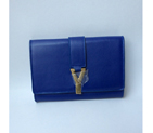 Yves Saint Laurent Classic Clutch 311213 Blue 311213