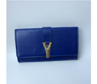 Yves Saint Laurent Classic Clutch 311214 Blue 311214