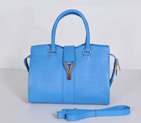 Yves Saint Laurent Small Cabas Chyc Bag 8220 light blue 8220