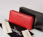 Yves Saint Laurent Zippy Wallet 241153 Red 241153
