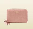 gucci swing leather zip card case 368877