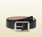 guccissima leather belt with rectangular buckle 295331 AA60N 1000 295331