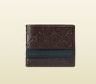 guccissima leather bi-coin wallet 365491 A0VBR 2064 365491