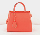 Fendi Fall Winter 2012 2Jours Saffiiano Leather Tote Bag 8BH250S Red 2552S