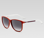 medium square frame sunglasses with G detail and s 261928 J1691 6063