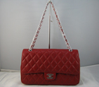 Chanel Red color with Silver chain A1119RS