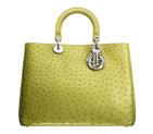 Green ostrich 'Diorissimo' bag M0901PAUT M623