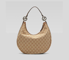 'GG twins' medium hobo with interlocking G ornamen 232962 FN92G 9752
