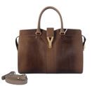 YSL Cabas Chyc lizard leather tote handbag 8220 Apricot 8220