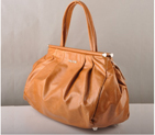 Miu Miu Tote Handbags Oil Wax Leather 8001 Khaki 8001