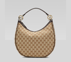 'GG twins' medium hobo with interlocking G details 232962 F4C7N 9643