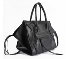 Celine Luggage Phantom Square Bags in Oxhide Black 80066