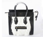Celine Luggage Bags Jumbo in Cony Hair Black 98170
