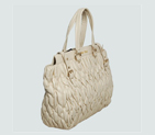 Miu Miu Matelasse Leather Tote Bag 90286 Beige 90286
