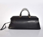 2012 New Celine Original Leather Tote Bag 348 Black 348