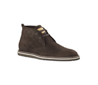 CHIAPAS LACE UP IN DAMIER EMBOSSED SUEDE YSHA1XDZ