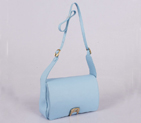 2012 new fendi handbags FD2328 one shoulder messenger bag light blue FD2328