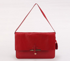 Celine Clasp Shoulder Bag Calfskin Red - Top quality trade 80018