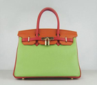 Birkin 30CM Red.Orange.Green (gold) HBK30ROG001