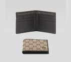 bi-fold wallet with metal gucci crest detail 203601 FFP5T 9643