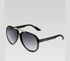 medium aviator sunglasses with G detail and signat 249722 J1691 1065