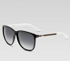 medium square frame sunglasses with G detail and s 261928 J1691 1002