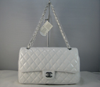 Chanel White color with Silver chain A1119WS