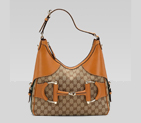 'gucci heritage' small hobo with horsebit and web 247604 FWCZG 9772