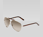 medium aviator sunglasses with signature web detai 249724 I3222 7000