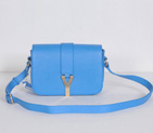 Yves Saint Laurent Large Chyc Shoulder Bag Blue 66011 66011