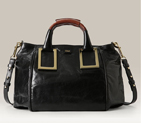 Chloe 'Ethel' Lambskin & Goatskin Leather Top Handle Satchel 3S254915