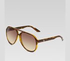 medium aviator sunglasses with G detail and signat 249722 J1691 2305