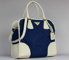 Prada BN2254_2ARC_F0IDR Denim Tote Bag Aviator Blue Chalk White BN2254