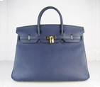 Hermes 40CM Dark Blue (gold) HBK40DBG004