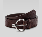 belt with plain gucci engraved buckle 223893 A0V1N 2019