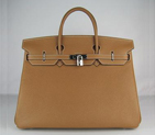 Hermes 40CM Light Coffee (silver) HBK40LCS007