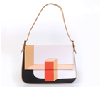 Fendi  '2Jours Elite' leather mixed color handbags F8035