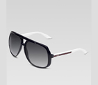 large aviator sunglasses with G detail and signatu 238122 J1691 4002