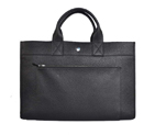 Hermes Briefcase 40CM Bag Clemence Leather Black H100