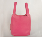 Hermes picotan MM Bag clemence leather in Peach 1048P