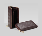 zip around wallet with interlocking G detail 212110 FU49N 8574