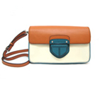 BT0784 White with orange full leather BT0784WOL