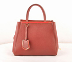 Fendi Fall Winter 2012 2Jours Saffiiano Leather Tote Bag 8BH250S Bordeaux 2552S