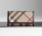 SMOKED CHECK CONTINENTAL WALLET 37868731