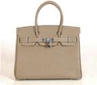 Hermes Birkin togo leather 30CM togo in Dark Grey with Silver hardware H30BJDGS