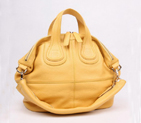 Givenchy Fashion Cow Leather Top Handle Bags Yellow 29881 29881