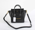 Celine Luggage Bags Mini in Croco Black 98168