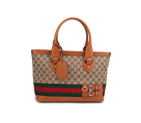 'gucci heritage' medium tote with web detail 257085 FWCZG 9772