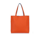 Hermes Shopping Bag 37CM Totes Clemence Leather Orange H1039